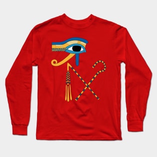 Pharaonic Instrument Design Long Sleeve T-Shirt